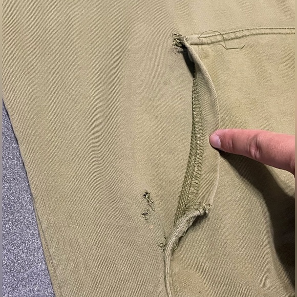 Runtz Worldwide Olive Orange Sweatsuit Hoodie Pants 420 Smoke Wear Men Sz Medium - Picture 4 of 16